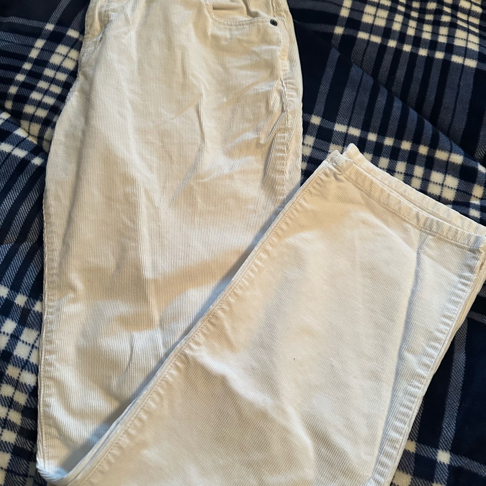 Vineyard Vines Cream Corduroy Pants